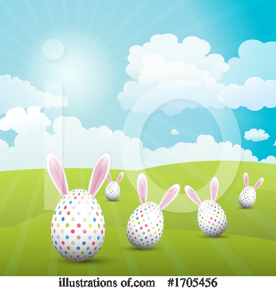 Royalty-Free (RF) Easter Clipart Illustration by KJ Pargeter - Stock Sample #1705456