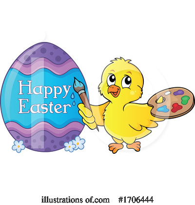 Easter Chick Clipart #1706444 by visekart