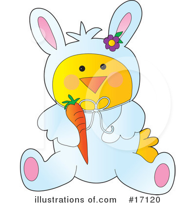 Easter Bunny Clipart #17120 by Maria Bell