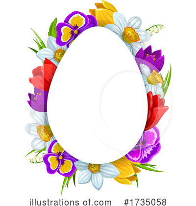 Easter Eggs Clipart #1735058 by Vector Tradition SM