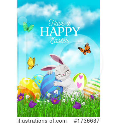Easter Bunny Clipart #1736637 by Vector Tradition SM