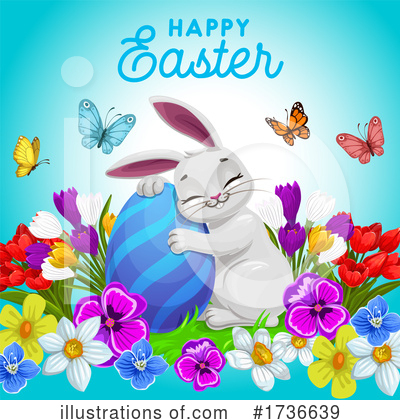 Easter Bunny Clipart #1736639 by Vector Tradition SM