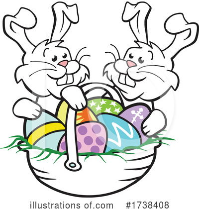 Rabbit Clipart #1738408 by Johnny Sajem