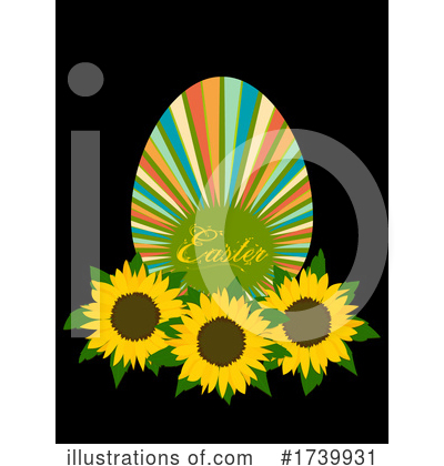 Sunflower Clipart #1739931 by elaineitalia