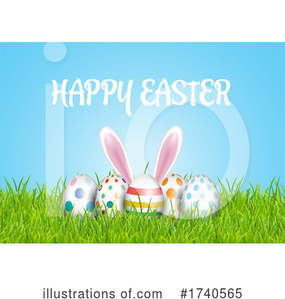 Royalty-Free (RF) Easter Clipart Illustration by KJ Pargeter - Stock Sample #1740565