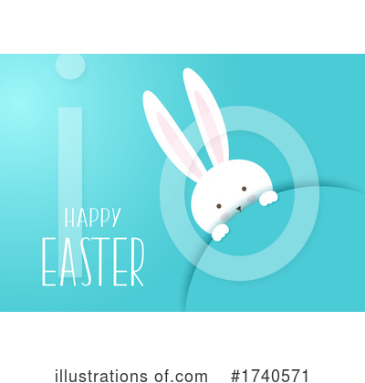 Easter Bunny Clipart #1740571 by KJ Pargeter