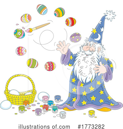 Easter Eggs Clipart #1773282 by Alex Bannykh