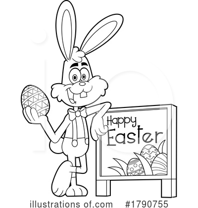 Royalty-Free (RF) Easter Clipart Illustration by Hit Toon - Stock Sample #1790755