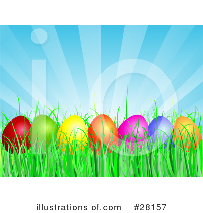 Royalty-Free (RF) Easter Clipart Illustration by KJ Pargeter - Stock Sample #28157