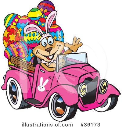 Easter Bunny Clipart #36173 by Dennis Holmes Designs