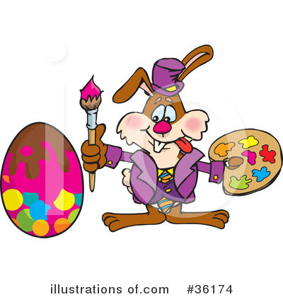 Royalty-Free (RF) Easter Clipart Illustration by Dennis Holmes Designs - Stock Sample #36174