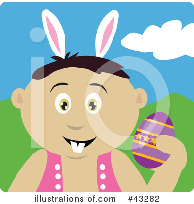 Royalty-Free (RF) Easter Clipart Illustration by Dennis Holmes Designs - Stock Sample #43282
