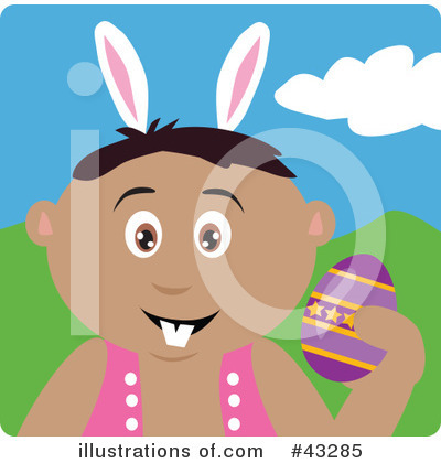 Royalty-Free (RF) Easter Clipart Illustration by Dennis Holmes Designs - Stock Sample #43285