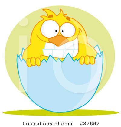 Easter Chick Clipart #82662 by Hit Toon
