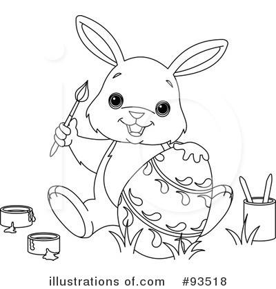 Royalty-Free (RF) Easter Clipart Illustration by Pushkin - Stock Sample #93518