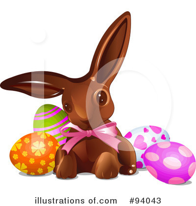 Easter Bunny Clipart #94043 by Pushkin
