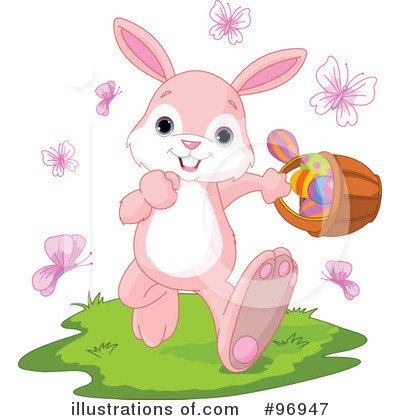 Easter Bunny Clipart #96947 by Pushkin