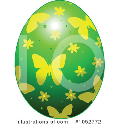 Royalty-Free (RF) Easter Egg Clipart Illustration by Pushkin - Stock Sample #1052772
