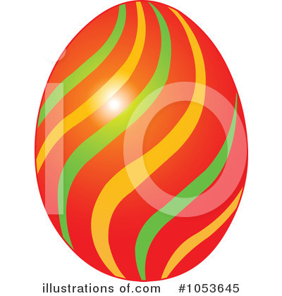 Royalty-Free (RF) Easter Egg Clipart Illustration by Pushkin - Stock Sample #1053645