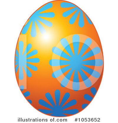Royalty-Free (RF) Easter Egg Clipart Illustration by Pushkin - Stock Sample #1053652