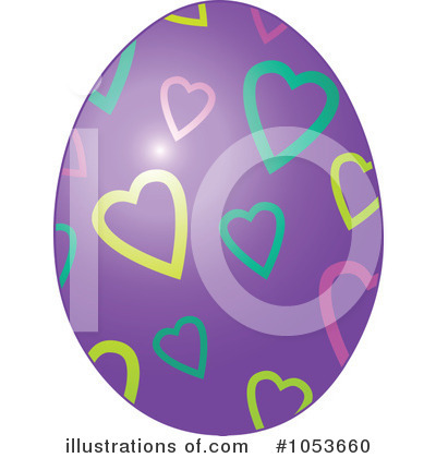 Royalty-Free (RF) Easter Egg Clipart Illustration by Pushkin - Stock Sample #1053660