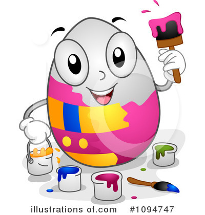 Royalty-Free (RF) Easter Egg Clipart Illustration by BNP Design Studio - Stock Sample #1094747