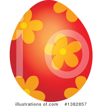 Royalty-Free (RF) Easter Egg Clipart Illustration by visekart - Stock Sample #1382857