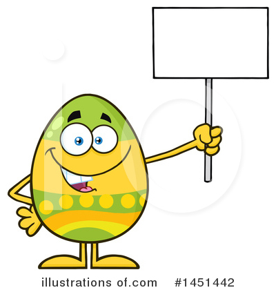 Royalty-Free (RF) Easter Egg Clipart Illustration by Hit Toon - Stock Sample #1451442