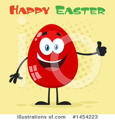 Royalty-Free (RF) Easter Egg Clipart Illustration by Hit Toon - Stock Sample #1454223