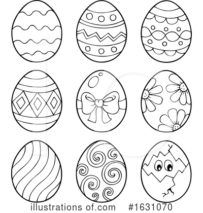 Royalty-Free (RF) Easter Egg Clipart Illustration by visekart - Stock Sample #1631070