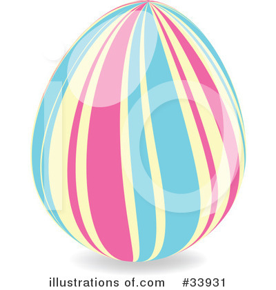 Royalty-Free (RF) Easter Egg Clipart Illustration by elaineitalia - Stock Sample #33931