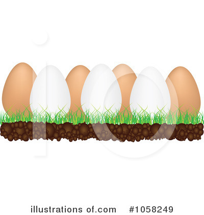 Royalty-Free (RF) Easter Eggs Clipart Illustration by Andrei Marincas - Stock Sample #1058249