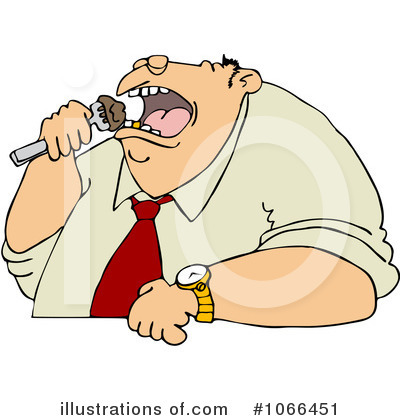 Royalty-Free (RF) Eating Clipart Illustration by djart - Stock Sample #1066451