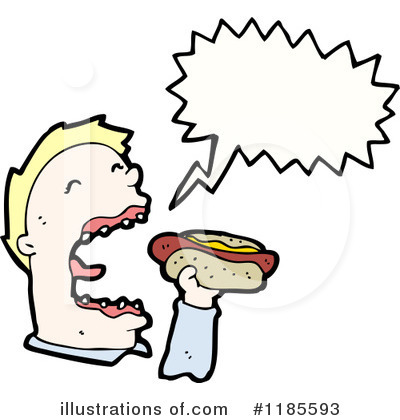 Royalty-Free (RF) Eating Clipart Illustration by lineartestpilot - Stock Sample #1185593