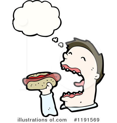 Man Eating Clipart #1191569 by lineartestpilot