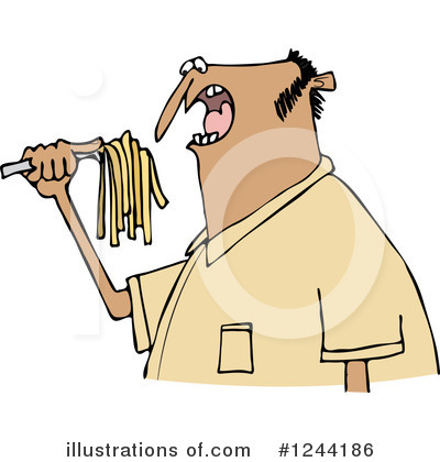 Royalty-Free (RF) Eating Clipart Illustration by djart - Stock Sample #1244186