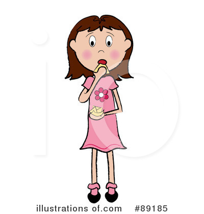 Royalty-Free (RF) Eating Clipart Illustration by Pams Clipart - Stock Sample #89185