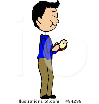 Eating Clipart #94299 by Pams Clipart