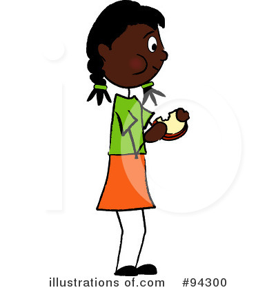 Royalty-Free (RF) Eating Clipart Illustration by Pams Clipart - Stock Sample #94300