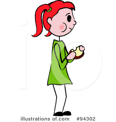 Royalty-Free (RF) Eating Clipart Illustration by Pams Clipart - Stock Sample #94302
