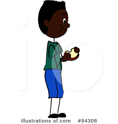 Royalty-Free (RF) Eating Clipart Illustration by Pams Clipart - Stock Sample #94306