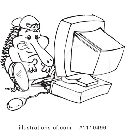 Computer Clipart #1110496 by Dennis Holmes Designs