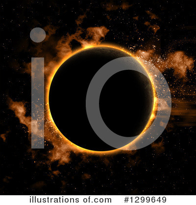 Royalty-Free (RF) Eclipse Clipart Illustration by KJ Pargeter - Stock Sample #1299649