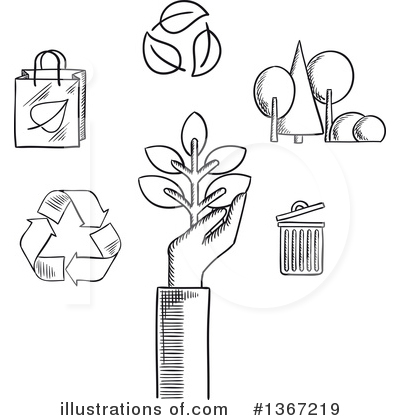 Recycle Clipart #1367219 by Vector Tradition SM