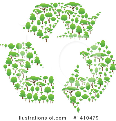 Recycle Clipart #1410479 by Vector Tradition SM