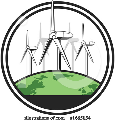 Wind Farm Clipart #1685054 by Vector Tradition SM