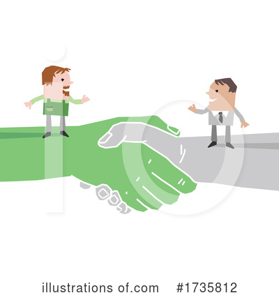 Handshake Clipart #1735812 by NL shop