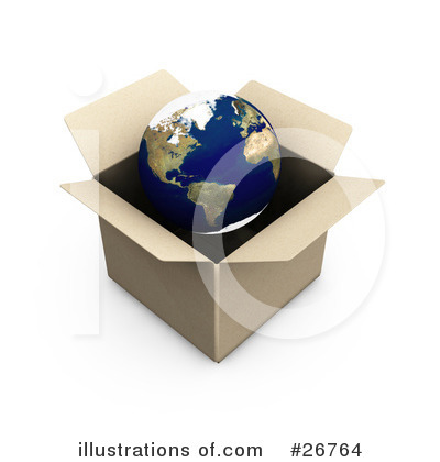 Box Clipart #26764 by KJ Pargeter