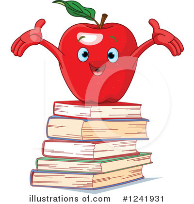 School Books Clipart #1241931 by Pushkin