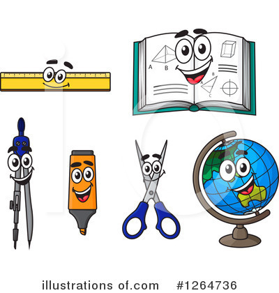 Geometry Book Clipart #1264736 by Vector Tradition SM